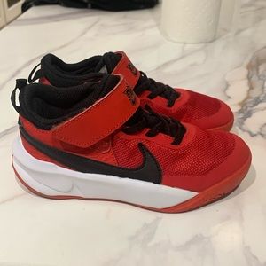 NIKE kids size 12c Red and Black